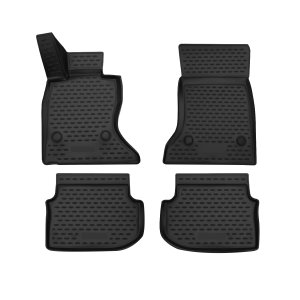 BMW 5 SERIES F11 Floor Mats - Omac - Rubber TPE - Black - '2010-'2013